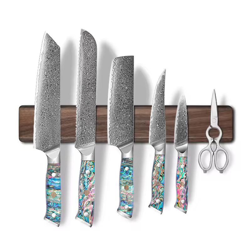 Walnut Wood Strong Magnetic Kn - Magnetic Knife Strip review and price