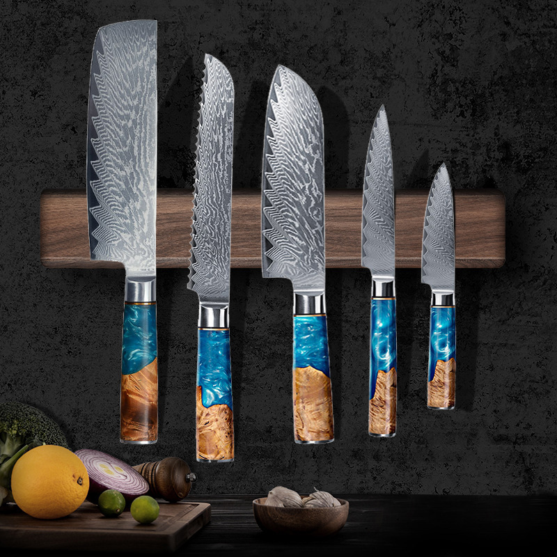 Walnut Wood Strong Magnetic Kn - Magnetic Knife Strip review and price