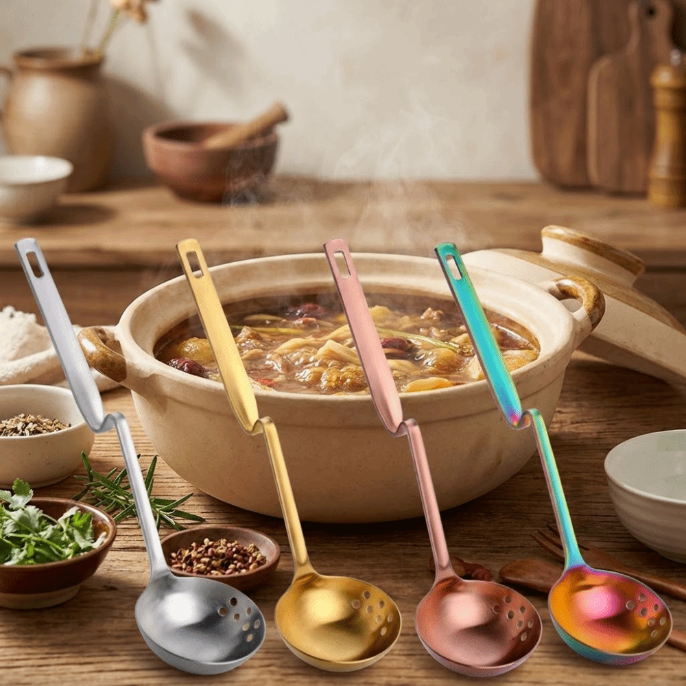 Z-shaped Hot Pot Spoon Long Ha - Kitchen Gadgets With Z review and price