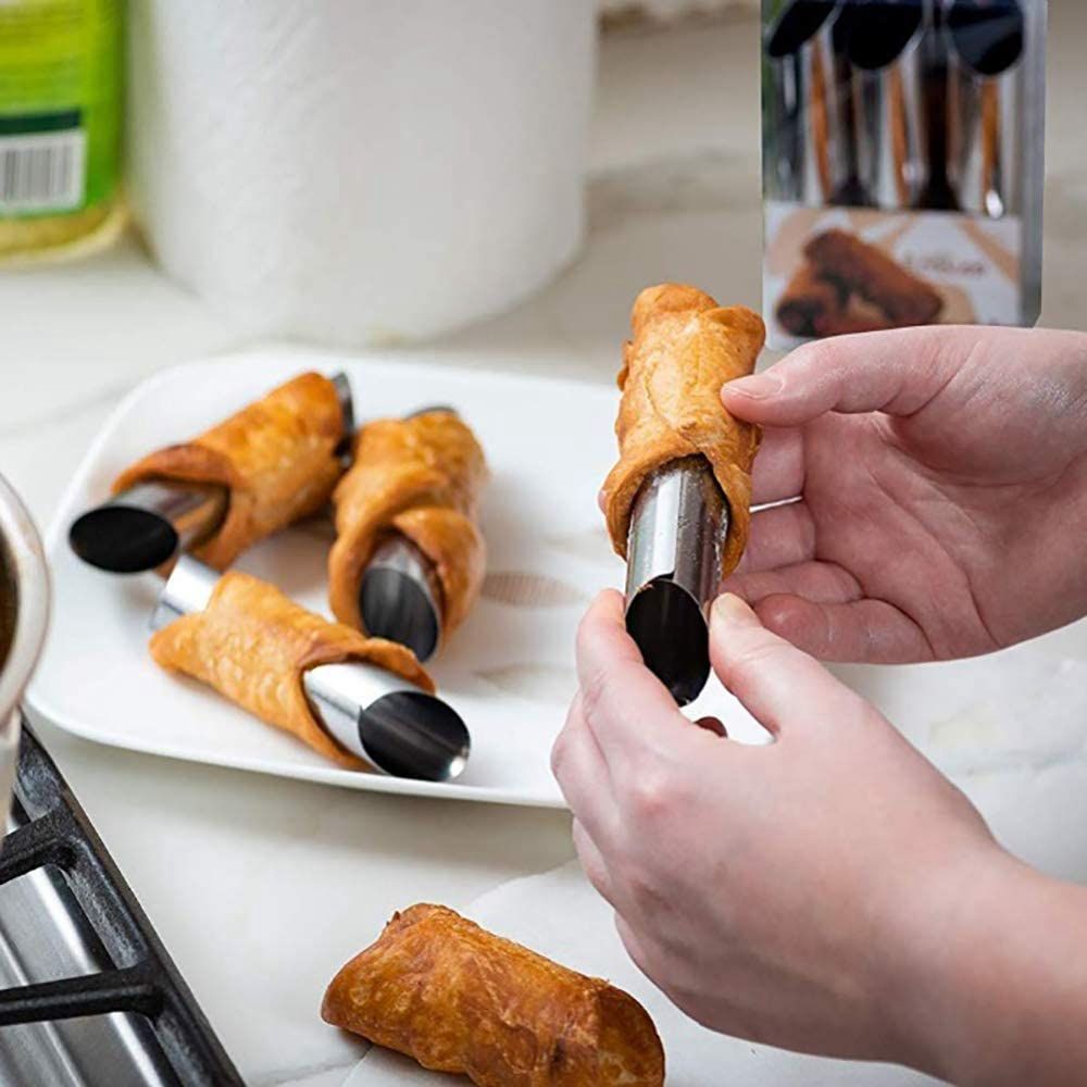 metal 6 pcs/set danish cannoli - Kitchen Gadgets Youtube review and price