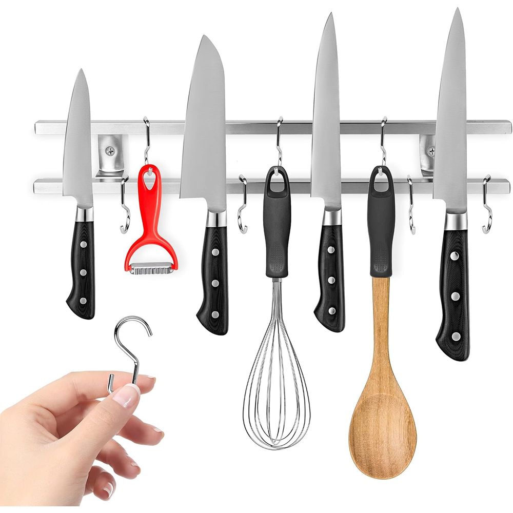 16 Inch Stainless Steel Metal  - Magnetic Knife Strip review and price