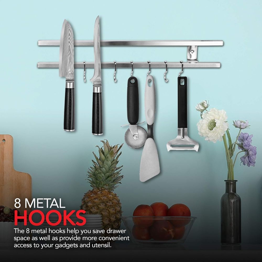 16 Inch Stainless Steel Metal  - Magnetic Knife Strip review and price