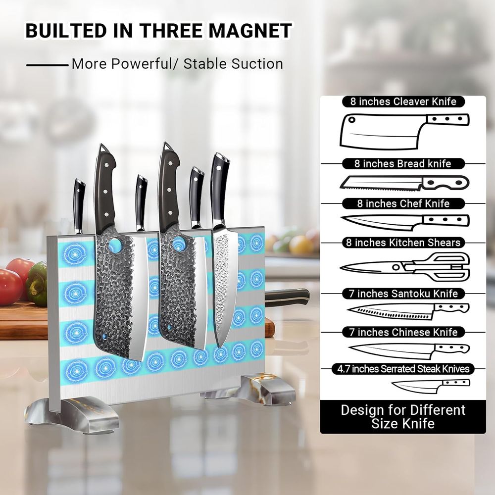 Magnetic Block Stand Without K - Magnetic Knife Strip review and price