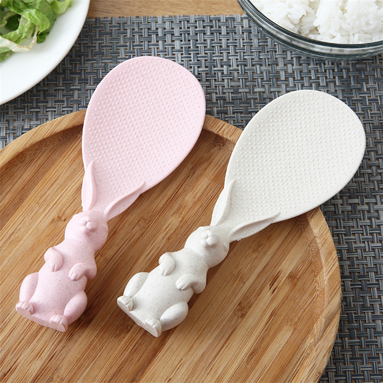 Straw rabbit spoon can stand u - Kitchen Gadgets On Sale review and price