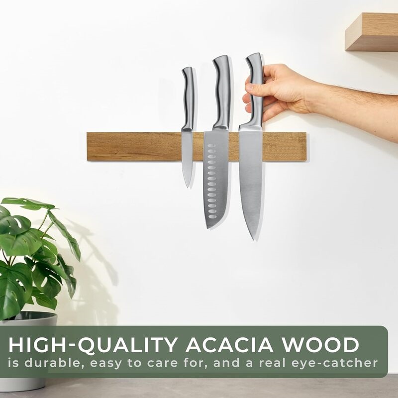 Magnetic Knife Holder for Wall - Magnetic Knife Strip review and price