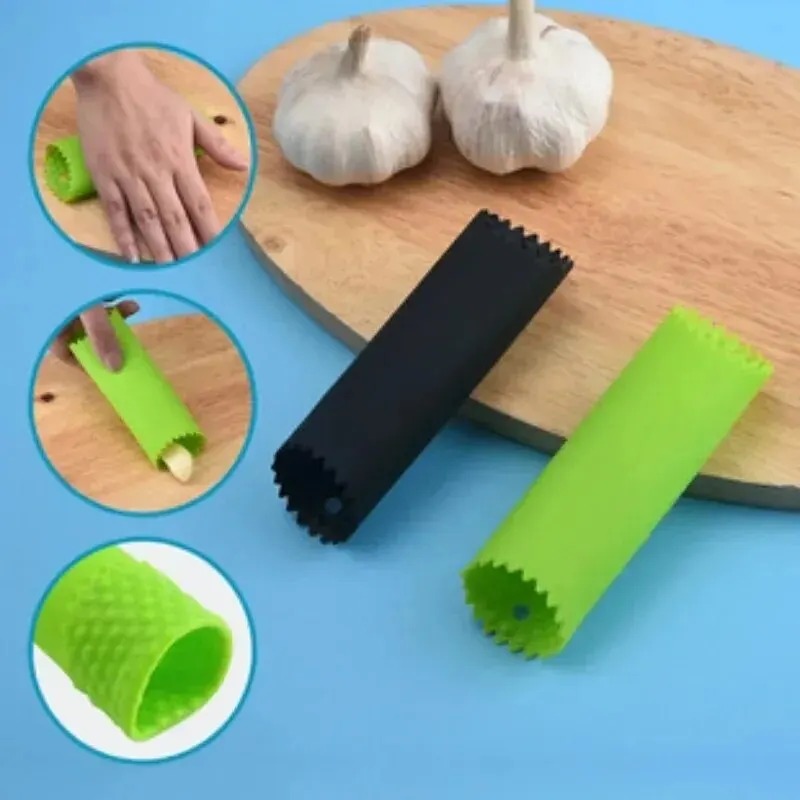 silicagel Garlic Stripper Tube - Kitchen Gadgets Youtube review and price