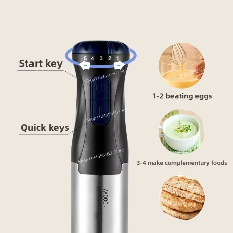 110V 1000W Handheld Immersion  - Immersion Blender Stick review and price